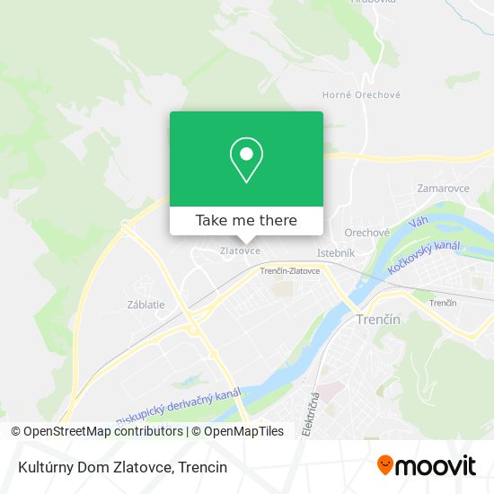 Kultúrny Dom Zlatovce map