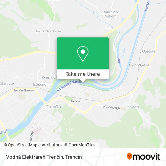 Vodná Elektráreň Trenčín map