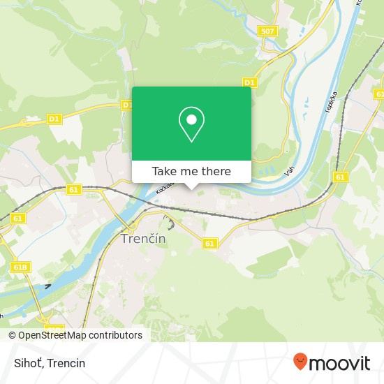 Sihoť map