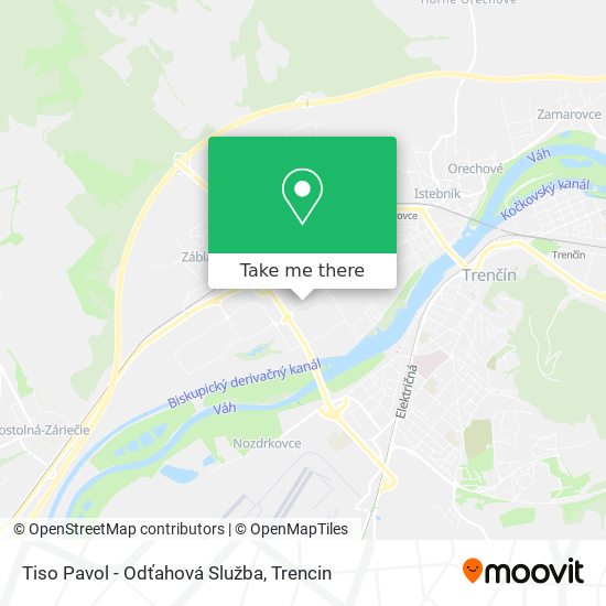 Tiso Pavol - Odťahová Služba map