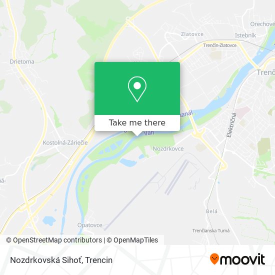 Nozdrkovská Sihoť map