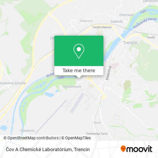 Čov A Chemické Laboratórium map