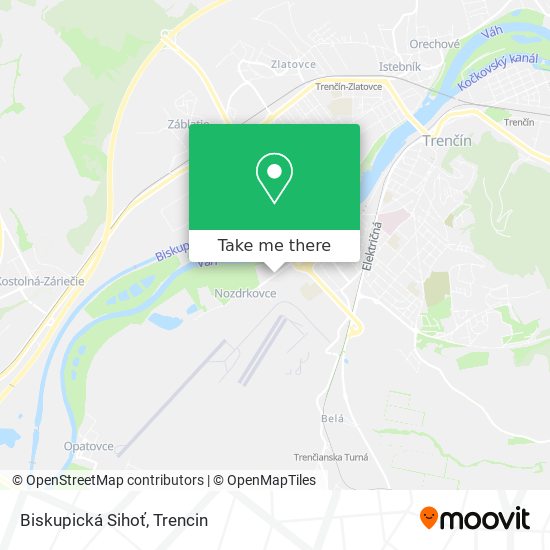 Biskupická Sihoť map