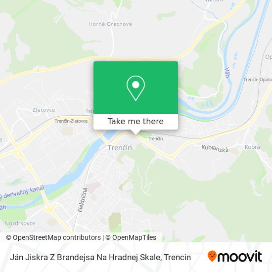 Ján Jiskra Z Brandejsa Na Hradnej Skale map