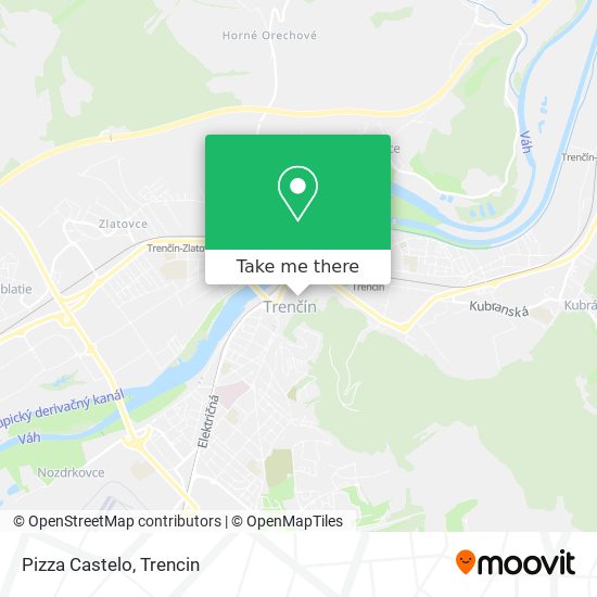 Pizza Castelo map