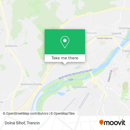 Dolná Sihoť map