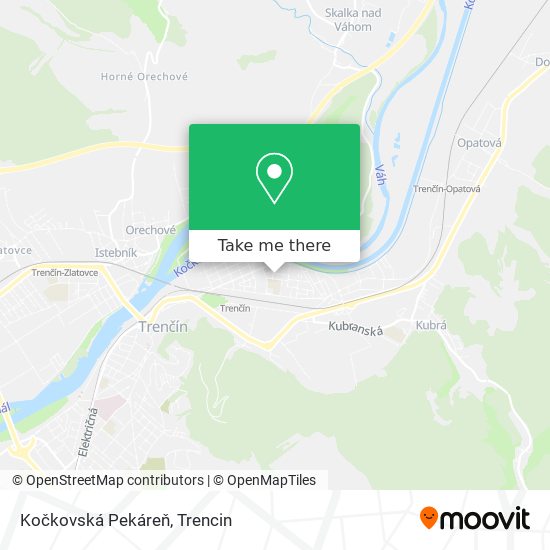 Kočkovská Pekáreň map