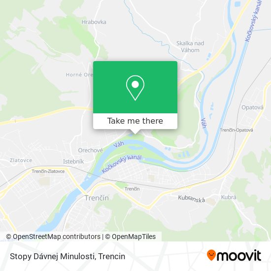 Stopy Dávnej Minulosti map