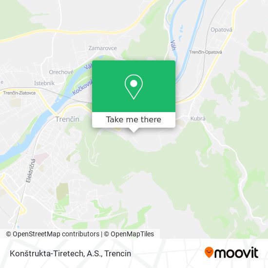 Konštrukta-Tiretech, A.S. map