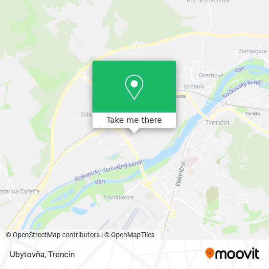 Ubytovňa map