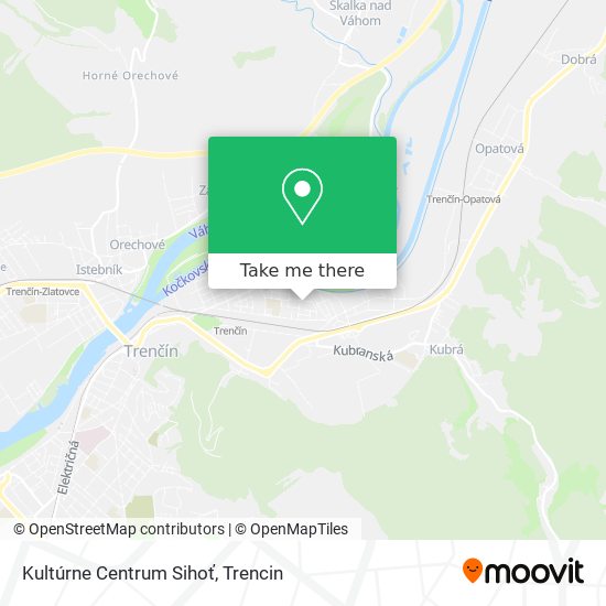 Kultúrne Centrum Sihoť map