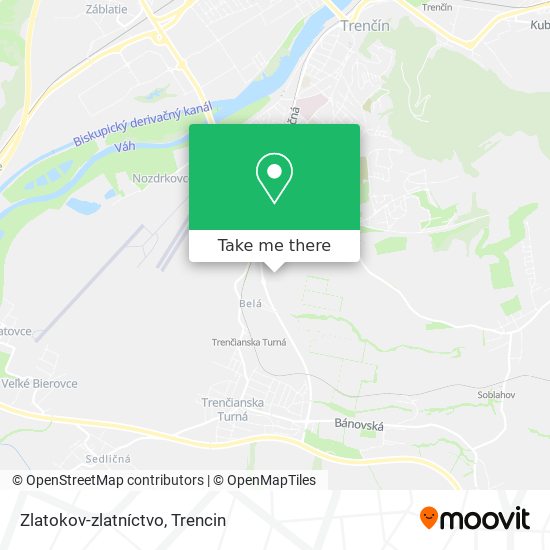 Zlatokov-zlatníctvo map