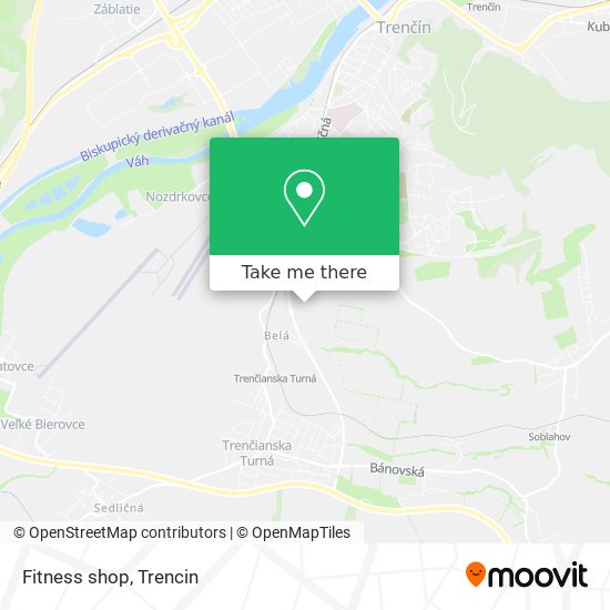 Fitness shop map