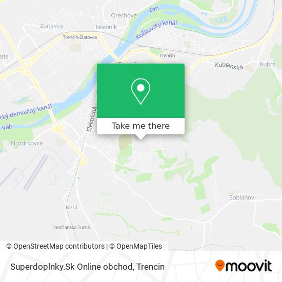 Superdoplnky.Sk Online obchod map