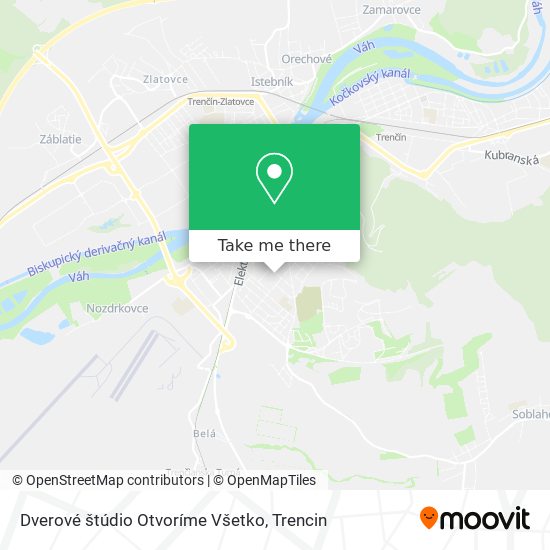 Dverové štúdio Otvoríme Všetko map