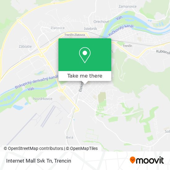 Internet Mall Svk Tn map