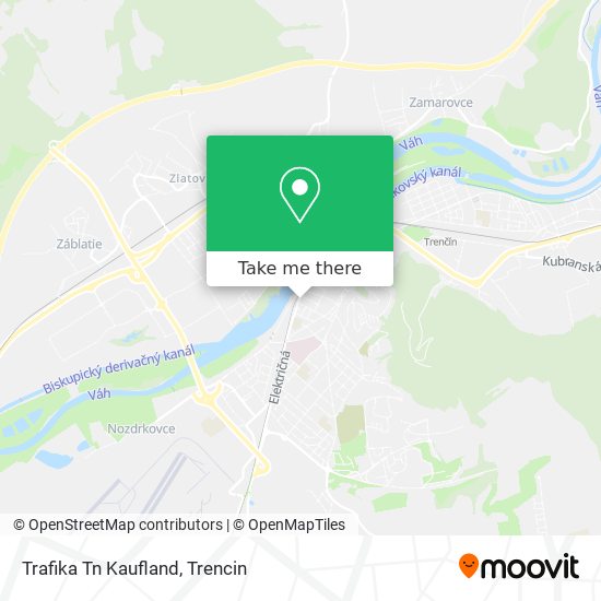 Trafika Tn Kaufland map