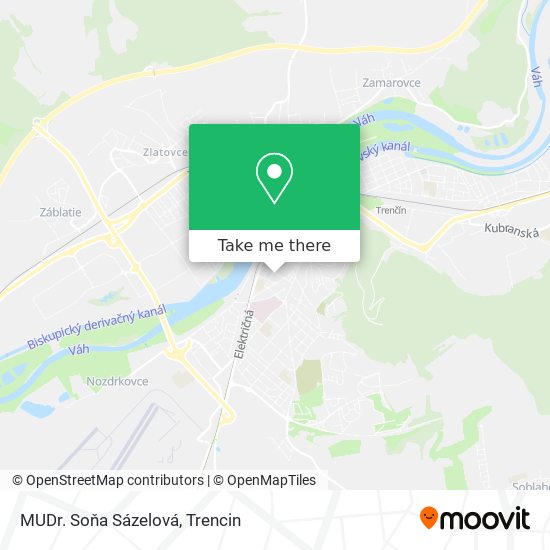 MUDr. Soňa Sázelová map