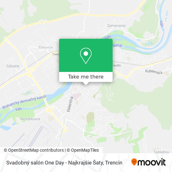 Svadobný salón One Day - Najkrajšie Šaty map