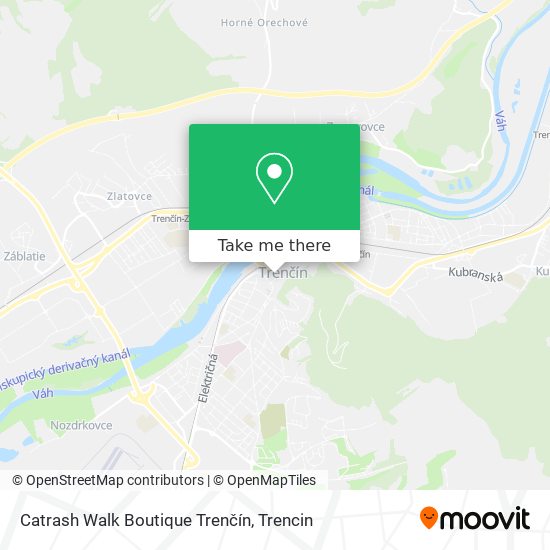 Catrash Walk Boutique Trenčín map