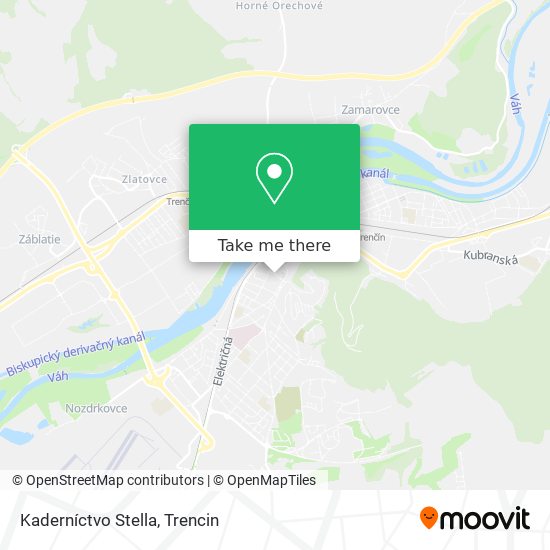 Kaderníctvo Stella map