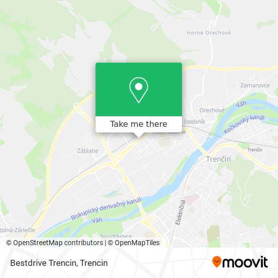 Bestdrive Trencin map