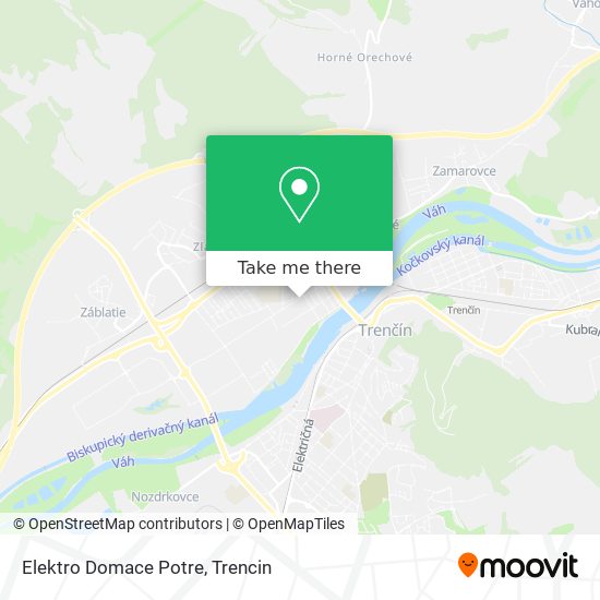 Elektro Domace Potre map