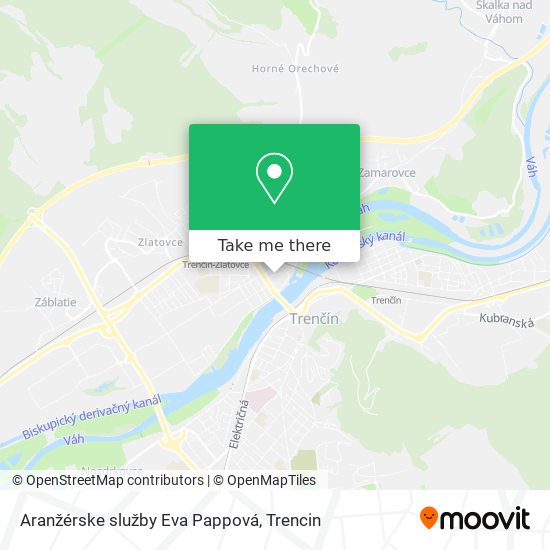 Aranžérske služby Eva Pappová map