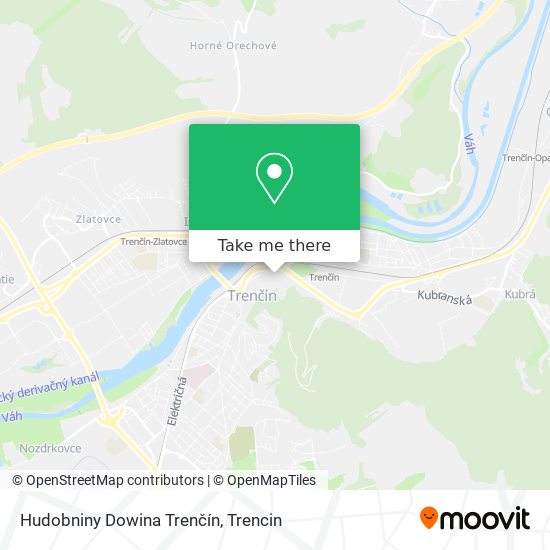 Hudobniny Dowina Trenčín map