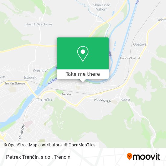 Petrex Trenčín, s.r.o. map