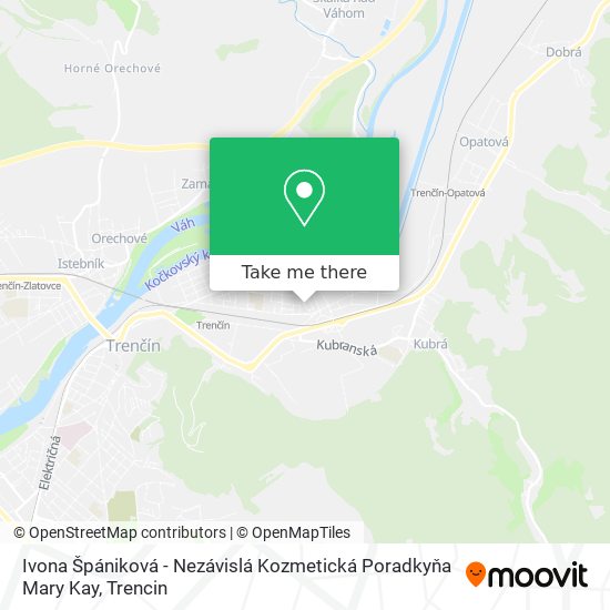 Ivona Špániková - Nezávislá Kozmetická Poradkyňa Mary Kay map