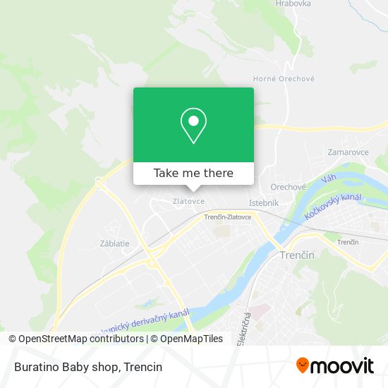 Buratino Baby shop map