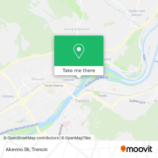 Akevino.Sk map