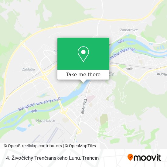 4. Živočíchy Trenčianskeho Luhu map