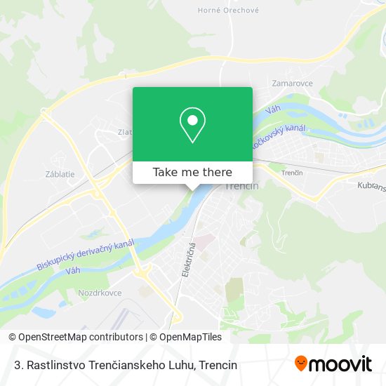 3. Rastlinstvo Trenčianskeho Luhu map