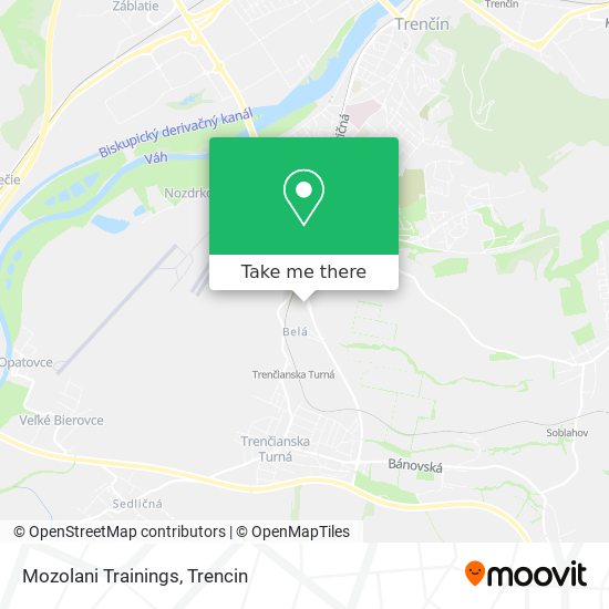 Mozolani Trainings map