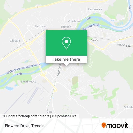 Flowers Drive map