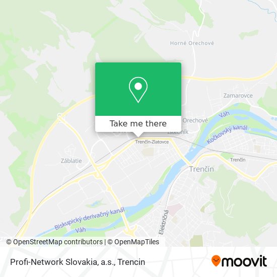 Profi-Network Slovakia, a.s. map