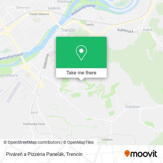 Piváreň a Pizzéria Panelák map