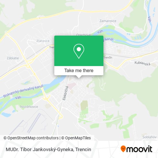 MUDr. Tibor Jankovský-Gyneka map