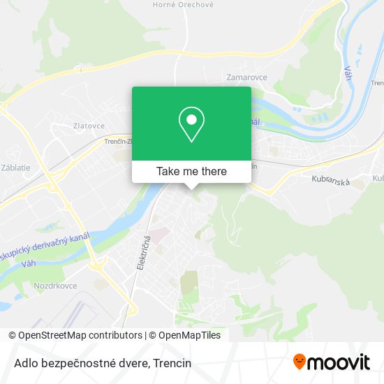 Adlo bezpečnostné dvere map