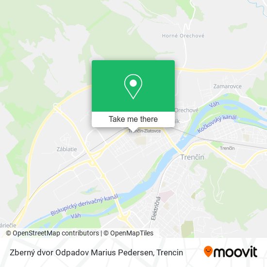 Zberný dvor Odpadov Marius Pedersen map