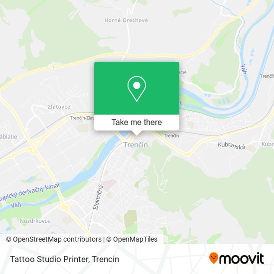 Tattoo Studio Printer map