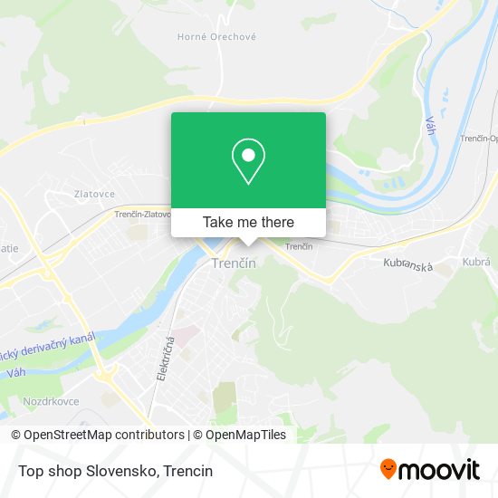 Top shop Slovensko map