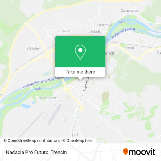Nadacia Pro Futuro map