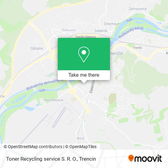 Toner Recycling service S. R. O. map