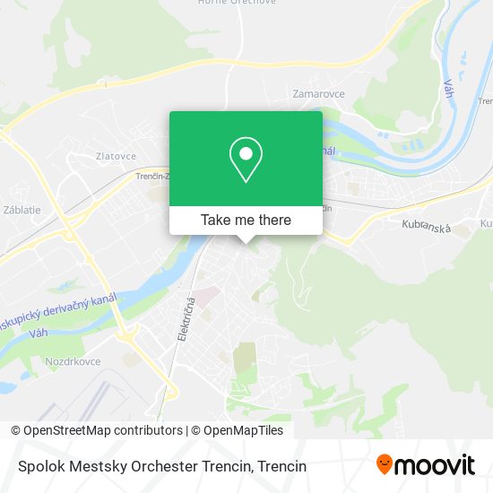 Spolok Mestsky Orchester Trencin map