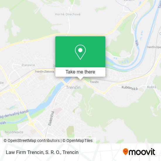 Law Firm Trencin, S. R. O. map