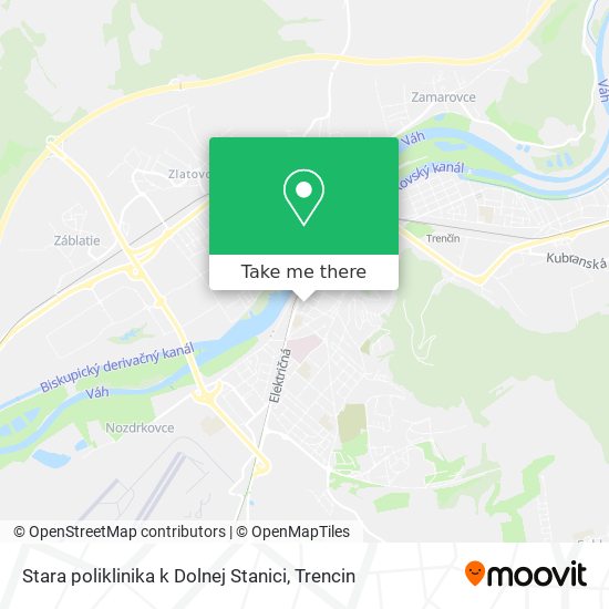 Stara poliklinika k Dolnej Stanici map