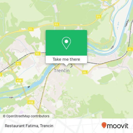 Restaurant Fatima map